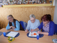 Rentnernachmittag mit der Zeichenschule im Jugendtreff